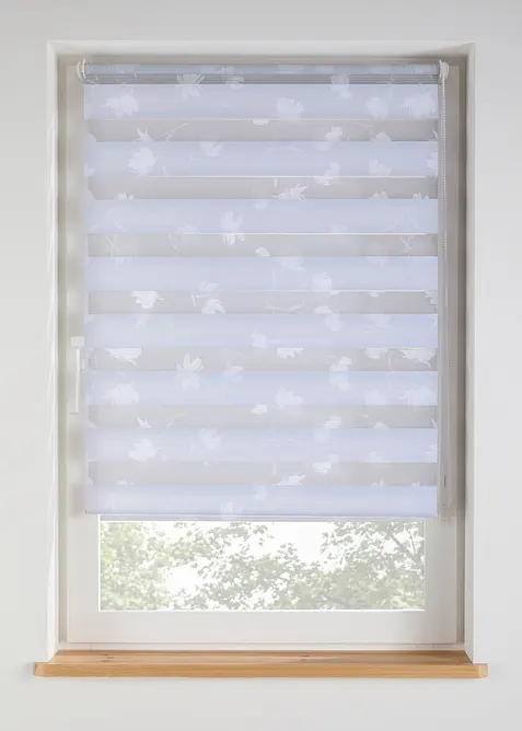 Tenda a rullo doppia in fantasia floreale, bonprix