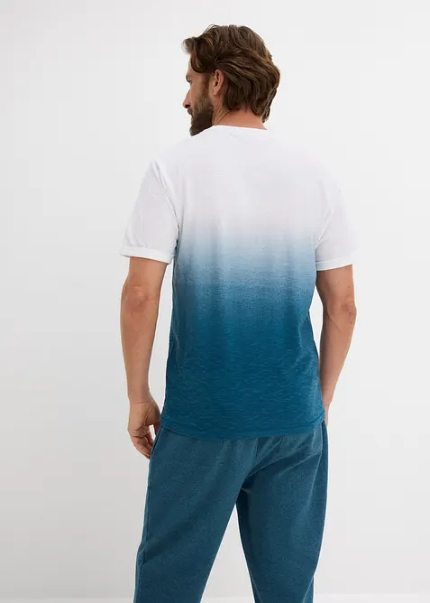 T-shirt in puro cotone, slim fit, bonprix