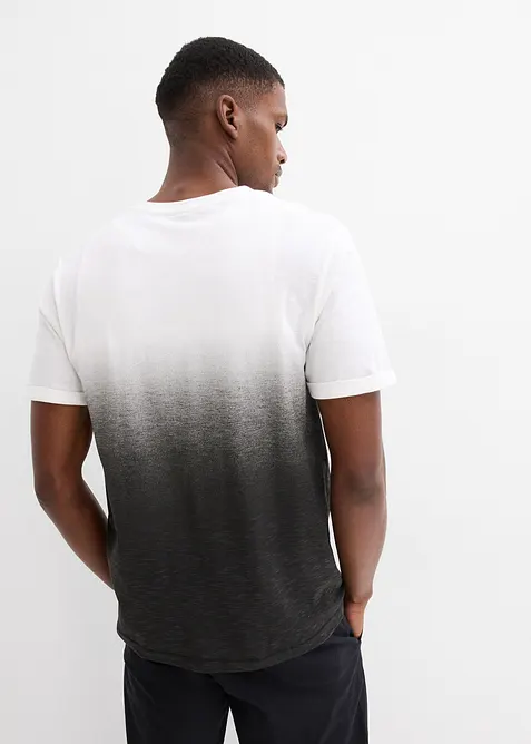 T-shirt in puro cotone, slim fit, bonprix