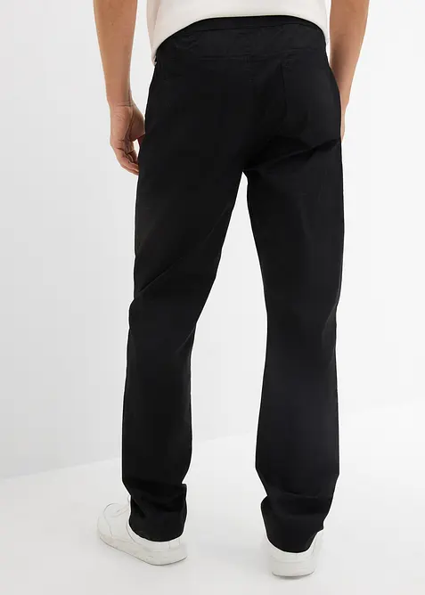 Pantaloni elasticizzati con elastico in vita regular fit, straight, bonprix