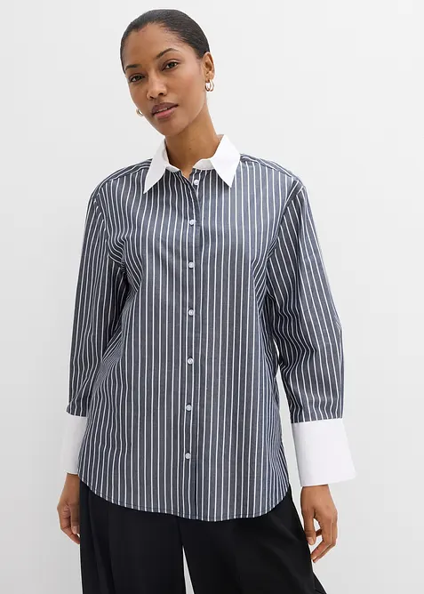 Camicia oversize in puro cotone, bonprix
