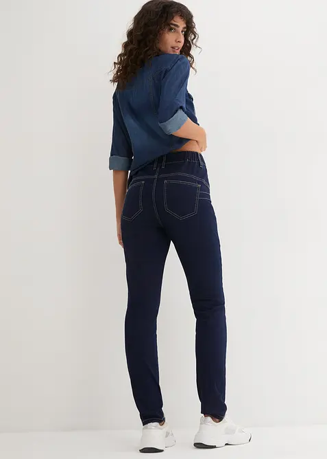 Jeans super elasticizzati slim fit, vita alta, bonprix