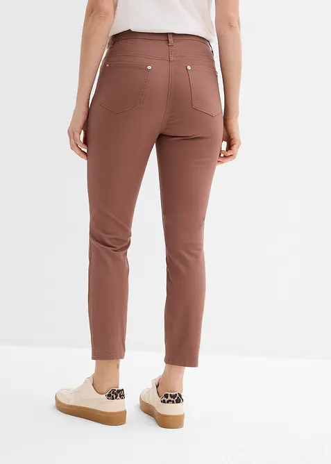 Pantaloni cropped a vita alta, bonprix