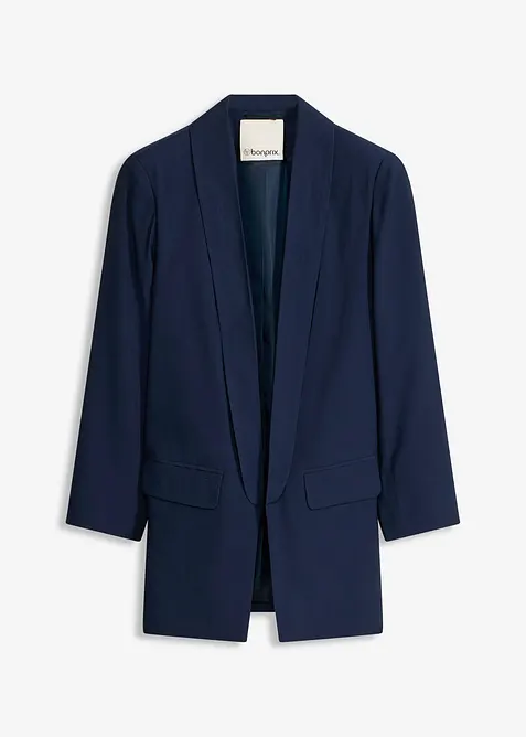 Blazer lungo in misto viscosa, bonprix