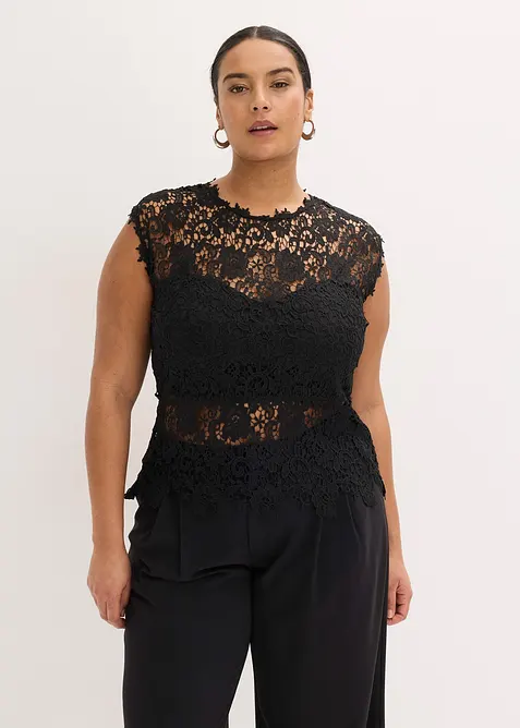 Top in pizzo, bonprix