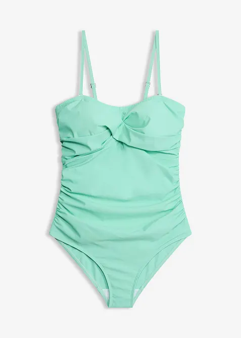 Costume intero con dettaglio incrociato ed effetto modellante leggero, bonprix