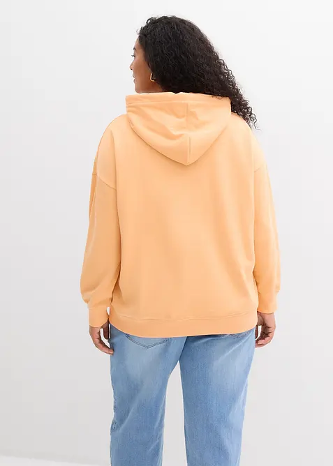 Felpa oversize con cappuccio, bonprix