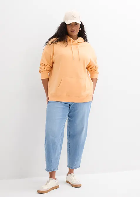 Felpa oversize con cappuccio, bonprix