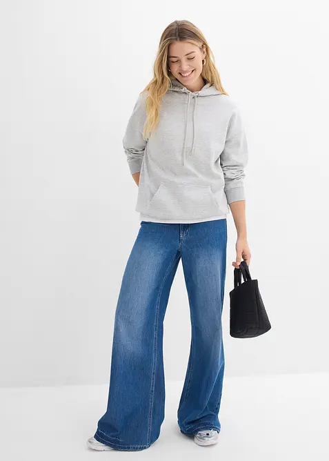 Felpa oversize con cappuccio, bonprix