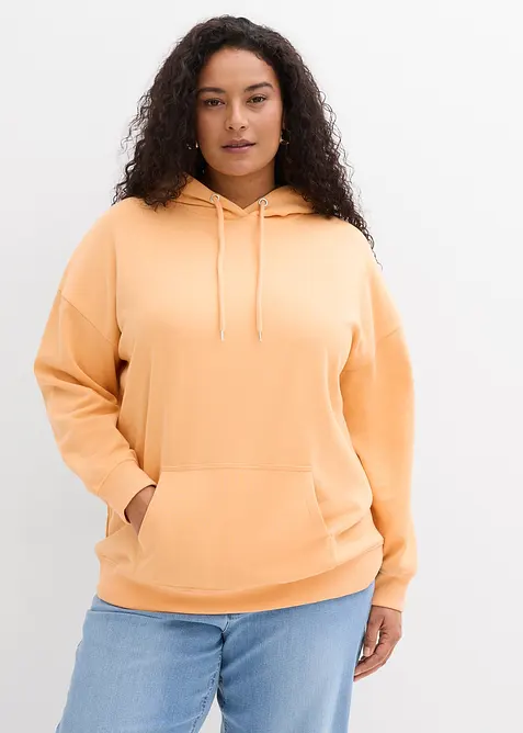 Felpa oversize con cappuccio, bonprix