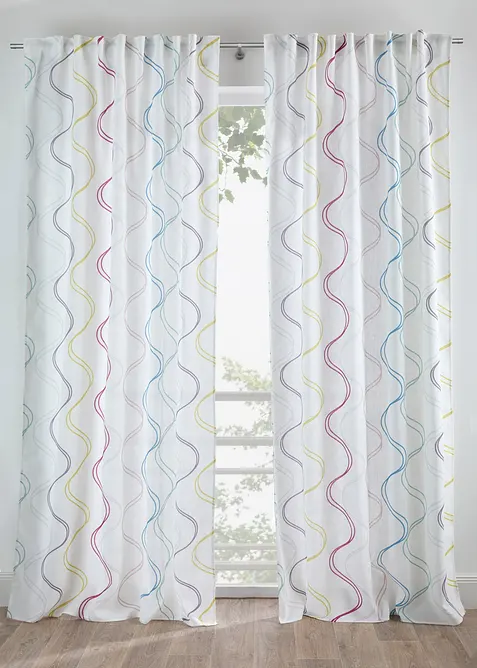 Tenda con fantasia a onde (pacco da 1), bonprix