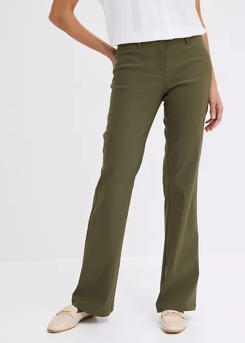 Pantaloni bootcut elasticizzati, bonprix