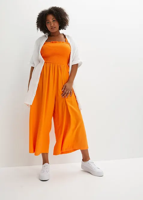 Blusa oversize lunga in soffice mussola, bonprix