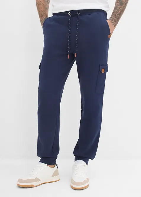 Pantaloni cargo da jogging in puro cotone biologico, bonprix