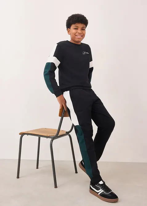 Tuta sportiva in puro cotone biologico, bonprix