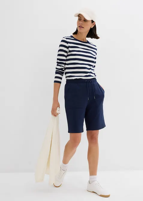 Shorts in felpa con tasche, bonprix