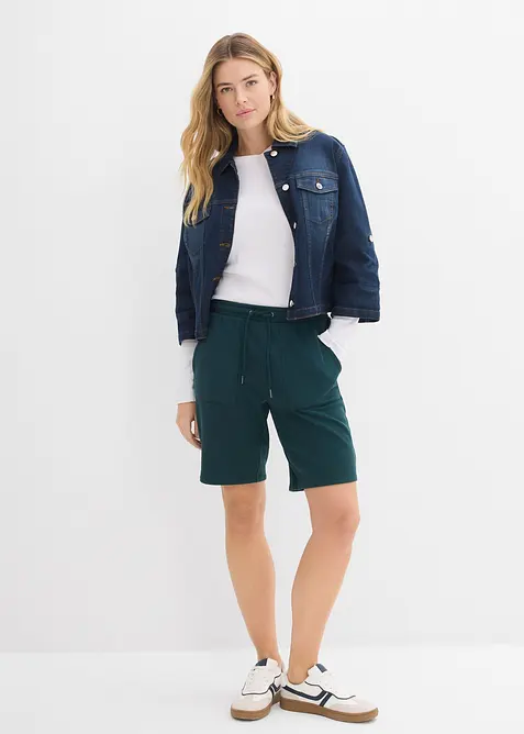 Shorts in felpa con tasche, bonprix