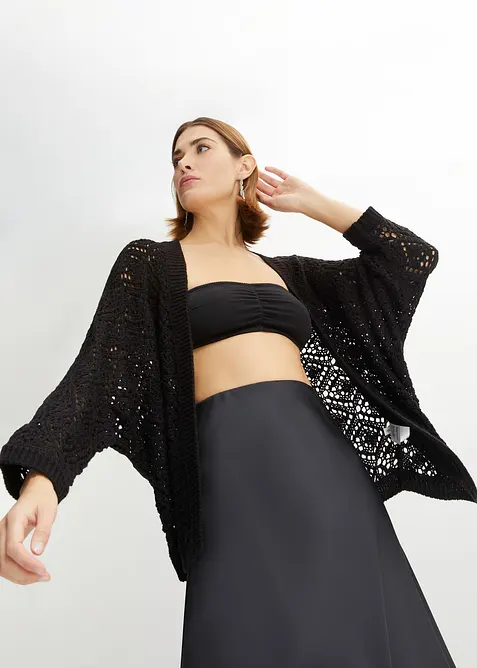 Cardigan traforato, bonprix