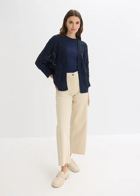 Cardigan traforato, bonprix