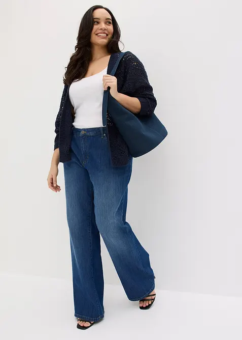 Cardigan traforato, bonprix