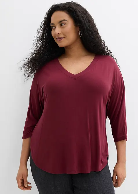 Maglia in misto viscosa fluente, bonprix