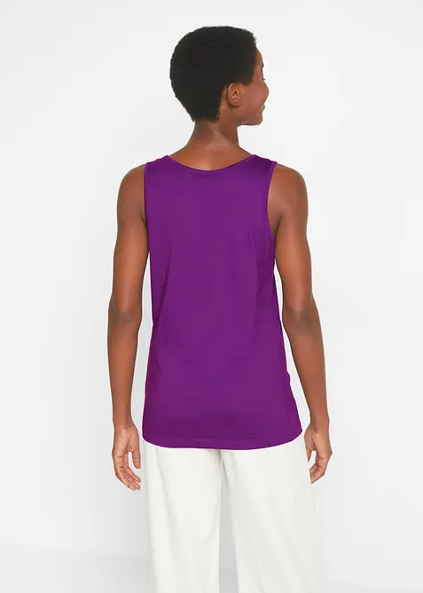 Top lungo in puro cotone (pacco da 5), bonprix