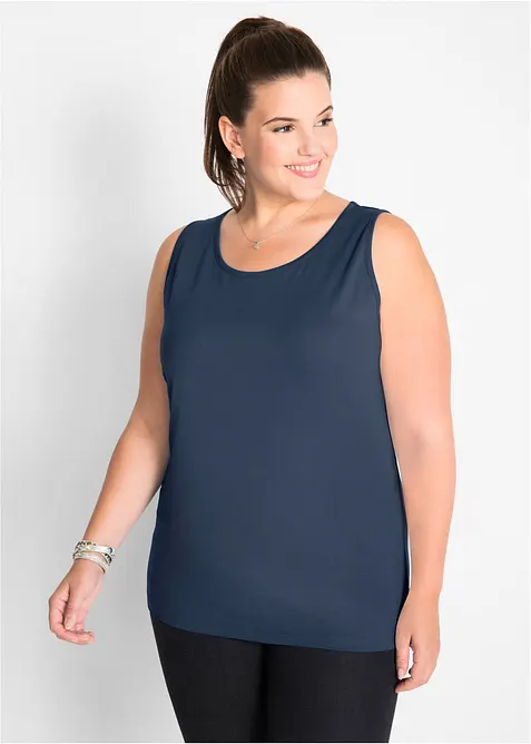 Top lungo in puro cotone (pacco da 5), bonprix