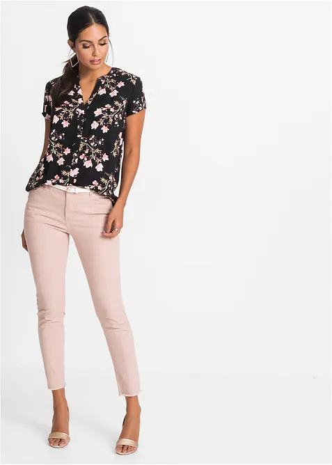 Camicetta a maniche corte in pura viscosa, bonprix