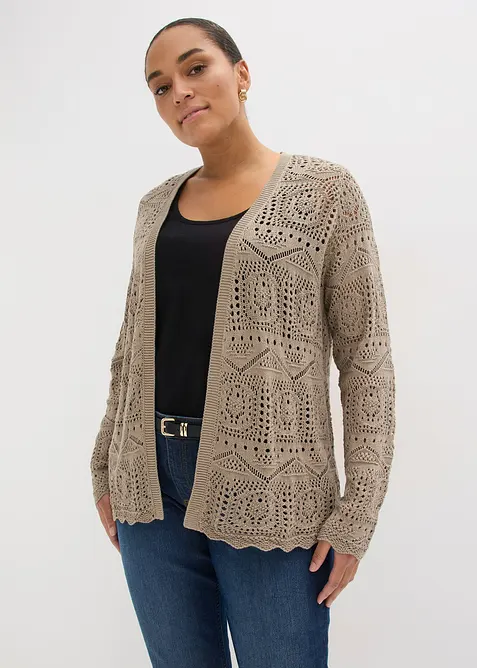 Cardigan traforato, bonprix