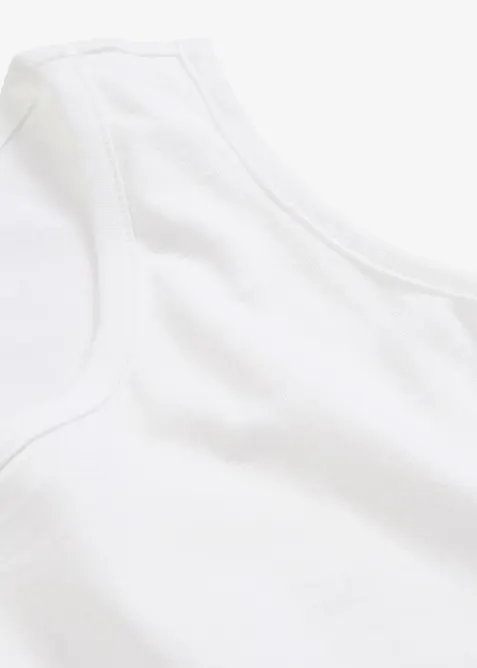 Top lungo in puro cotone (pacco da 5), bonprix