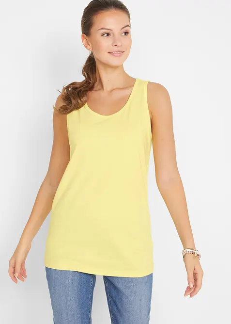 Top lungo in puro cotone (pacco da 5), bonprix