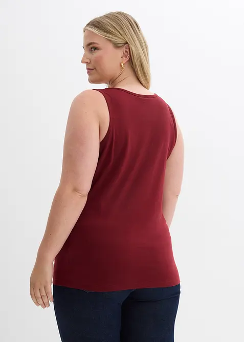 Top lungo in puro cotone (pacco da 5), bonprix