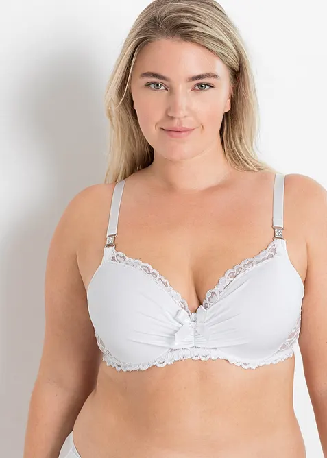 Reggiseno con coppe preformate e poliammide riciclata, bonprix