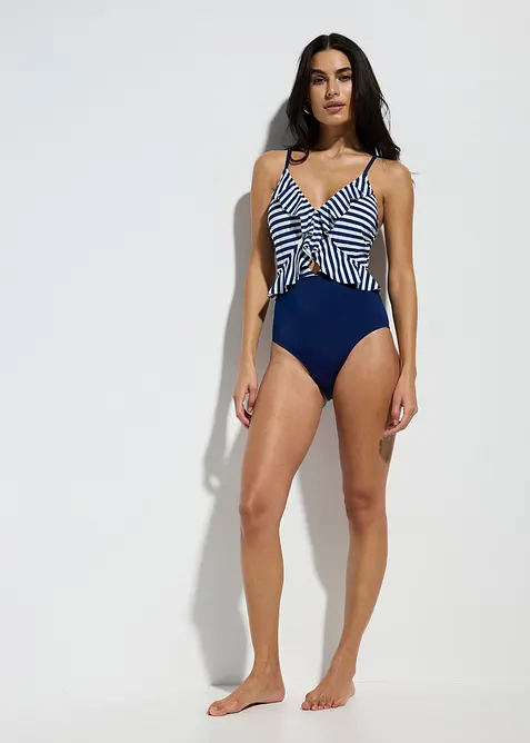 Costume intero con volant, bonprix