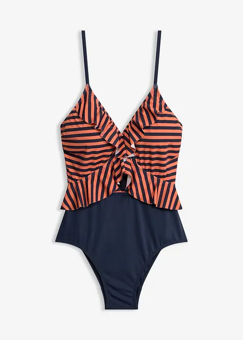 Costume intero con volant, bonprix