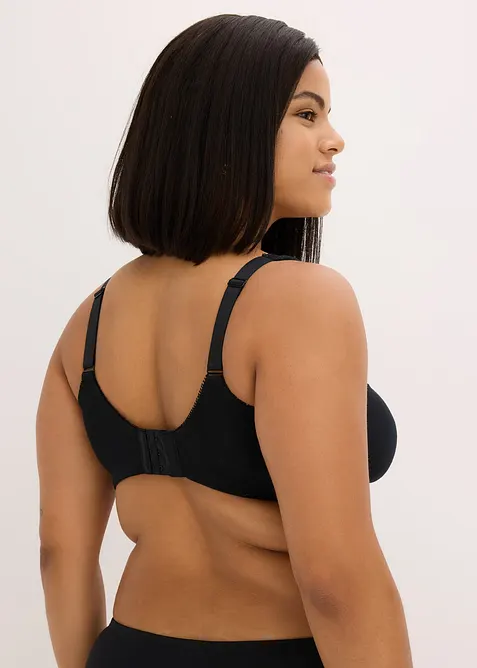 Reggiseno minimizer in cotone biologico senza ferretto (pacco da 2), bonprix