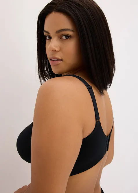 Reggiseno minimizer in cotone biologico senza ferretto (pacco da 2), bonprix