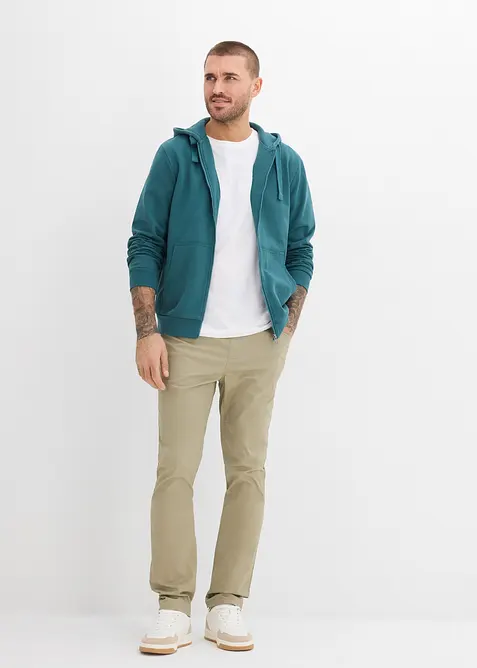 Pantaloni elasticizzati con elastico in vita regular fit, straight (pacco da 2), bonprix