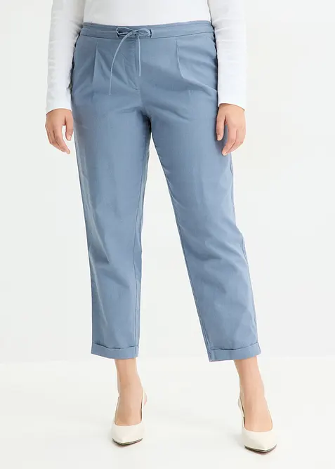 Pantaloni in misto lino, bonprix