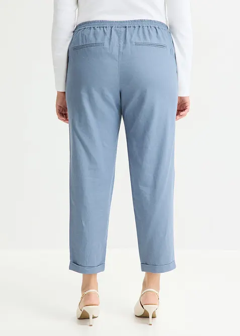 Pantaloni in misto lino, bonprix