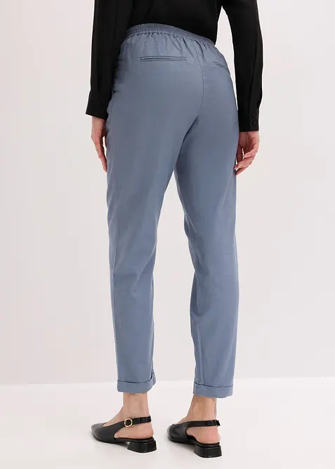 Pantaloni in misto lino, bonprix