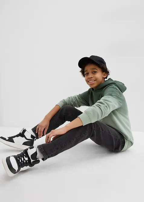 Felpa con cappuccio dai colori sfumati, bonprix