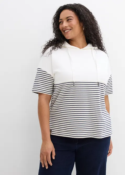 Felpa con cappuccio, bonprix