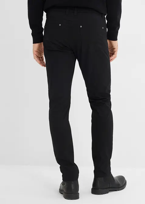 Pantaloni elasticizzati con vita elasticizzata regular fit, tapered, bonprix