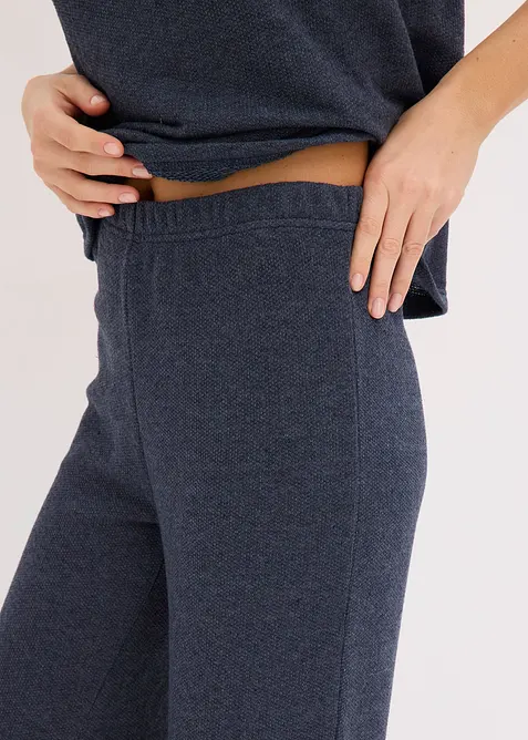 Tuta da casa in tessuto morbido operato, bonprix