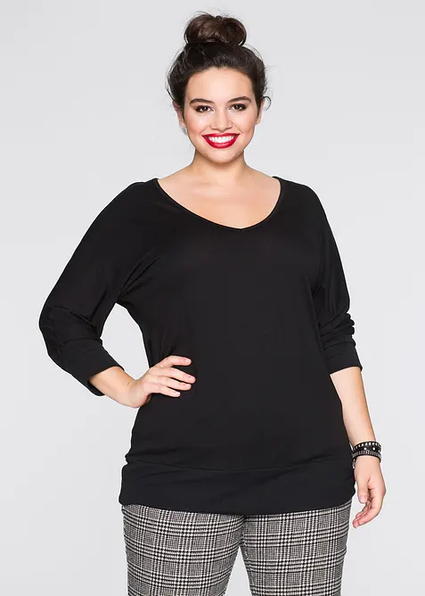 Maglia oversize in viscosa fluente, bonprix