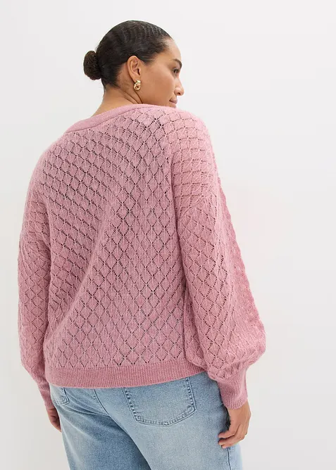 Maglione traforato, bonprix