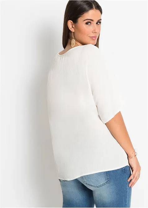 Tunica in morbida viscosa crinkle, bonprix