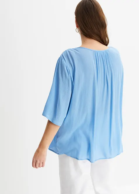 Tunica in morbida viscosa crinkle, bonprix