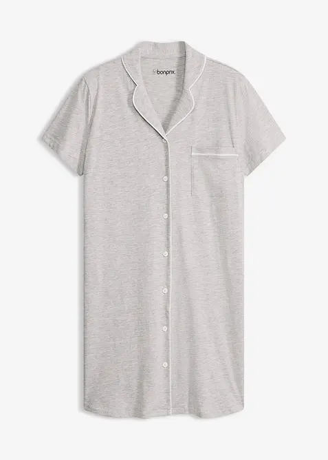 Camicia da notte corta in puro cotone biologico, bonprix
